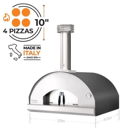 Fontana Forni Marinara Wood-Fired Oven Gray